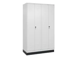locker voor scheiding van kleding,HxBxD 1950x1200x500mm,4vak