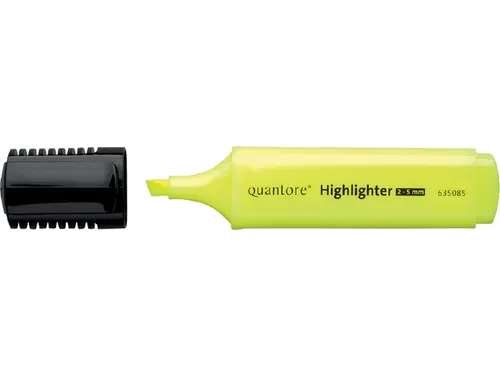 Quantore Markeerstift geel beitelpunt 2-5mm