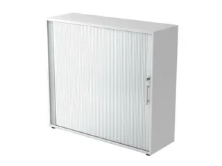 jaloeziedeurkast,HxBxD 1100x1200x400mm,2xhouten vloer,3 OH,romp wit - 2