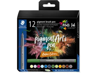 Pigment Arts brush pen etui 12 st Nature Col - 1