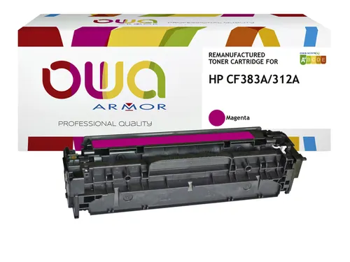 Tonercartridge OWA alternatief tbv HP CF383A rood