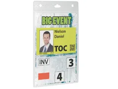Badge Durable voor evenementen A6 zonder koord