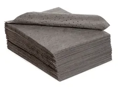 sorbent,mat,LxB 500x400mm,opnamecapaciteit 80l/VE,vlies,donkergrijs