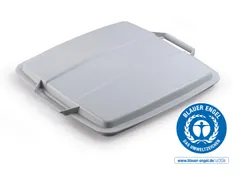 Deksel ECO voor DURABIN 90 Liter Grijs vierkant