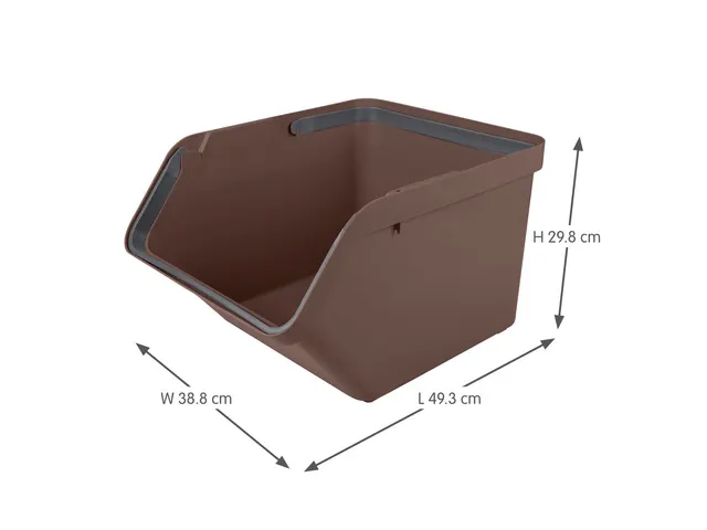 Sigma Home sorteer unit 45L bruin - 49,3x38,8x29,8cm