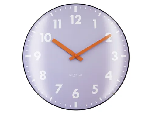 Wandklok NeXtime Duomo 35cm lavendel