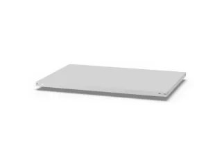 legbord,v. magazijnstelling,BxD 1300x800mm,vakl. 200kg,staal,RAL7035 - 4