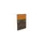 baliepaneel bureau aanbouw links 800mm NV bruin hickory BN3005-geel