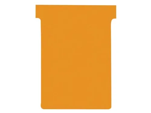 T-planbordkaarten index 3, ft 120 x 92 mm, oranje