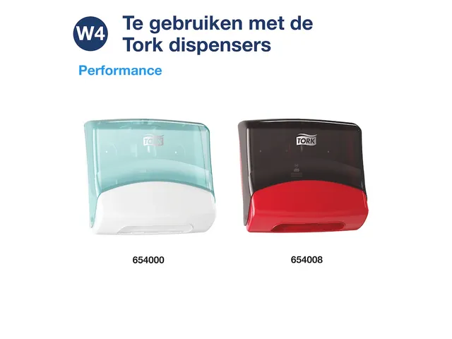 Reinigingsdoek Tork Cleaning W4 flexibel nonwoven 120st wit 510479