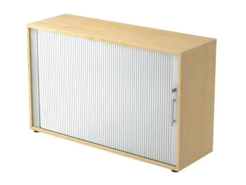 jaloeziedeurkast,HxBxD 748x1200x400mm,1xhouten vloer,2 OH,romp esdoorn