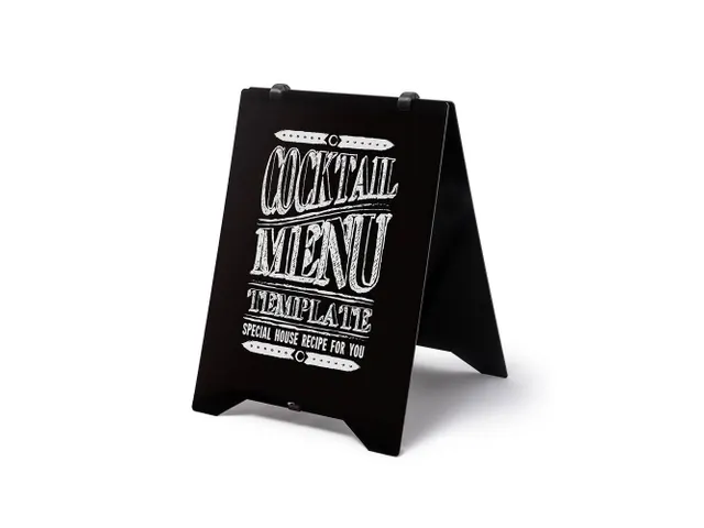 Panneau trottoir BOND Grab & Grip A2 double face noir