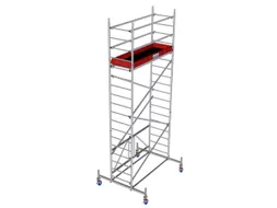 vouwsteiger,werk H 5,8m,steiger H 5m,platform BxD 2000x600mm,aluminium
