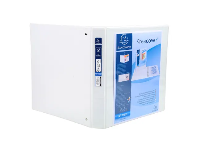 Ringmap Pp Personaliseerbaar Kreacover 4D-Ringen 25mm A4 Maxi Wit