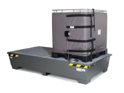 verwarmingsmantel,v. IBC inhoud 1000l,buiten nylon,grijs,2000 W