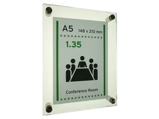 Menoor Deurbord Premium Glasslook A5 Plexiglas - 3