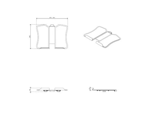 Viewmate Notebookhouder Zwart