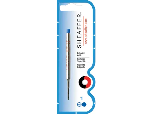 Balpenvulling Sheaffer medium blauw blister à 1 stuk