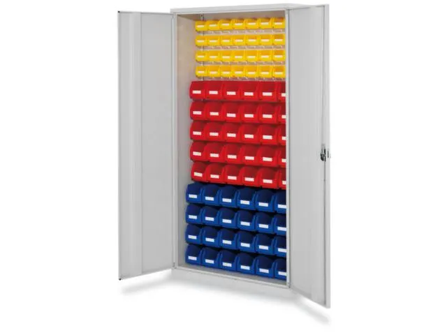 Bakkenkast Staalplaat 1950x1000x410mm Deuren Staalplaat