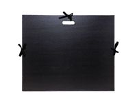 Tekenmap Kraft zwart handv./lint 59x72cm