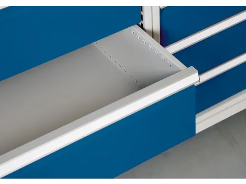 werkbank,HxBxD 860x2000x750mm,onderstel RAL3020,fronten RAL5013