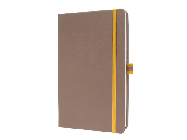 Notitieboek Linescape A5 bruin gelinieerd hardcover