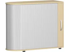 jaloeziedeurkast,HxBxD 830x1000x400mm,1xhouten vloer,2 OH,romp esdoorn