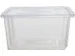Stack & Store Mini opbergdoos 5 liter zonder deksel, transparant