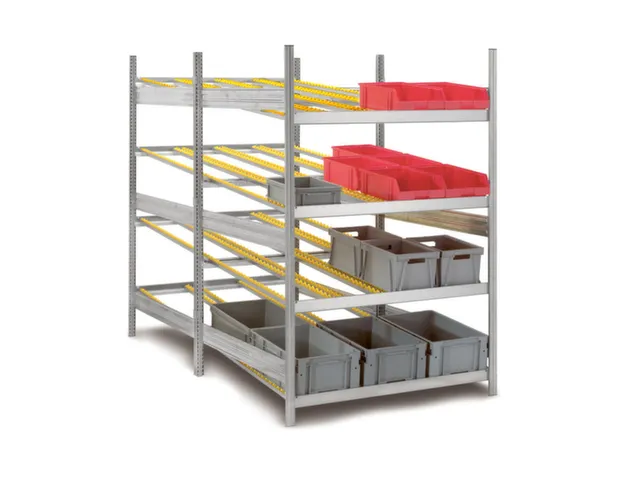 doorloopstelling,grondveld,HxBxD 2000x1360x2527mm,vaklast 400kg