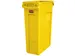 Collecteur Slim Jim avec conduits d'aération 87 litres jaune