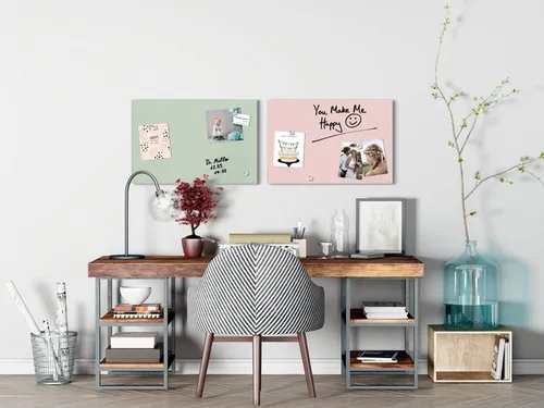 Glas Magneetbord Sigel Artverum mat rosé 60x40cm