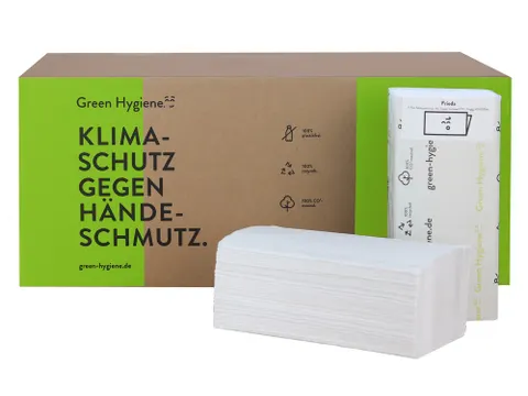 Handdoekjes Z-vouw 100% recycled 2-laags Co2 Neutraal 20 Pak