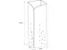 Metalen Paraplubak Wit 15 X 15 X 45 Cm