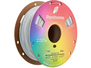 Panchroma PLA Dual Matte Shadow Black Filament White-Black 1.75 mm 1kg - 2