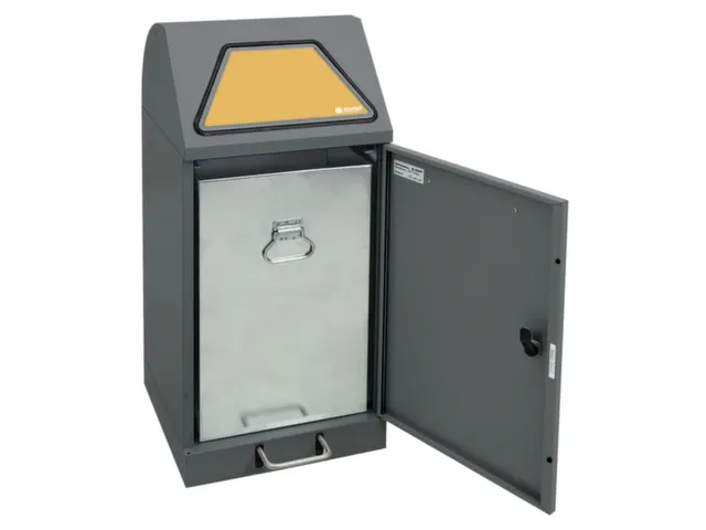 conteneur de tri sélectif,non inflammable,1x60l,HxlxP 900x400x380mm