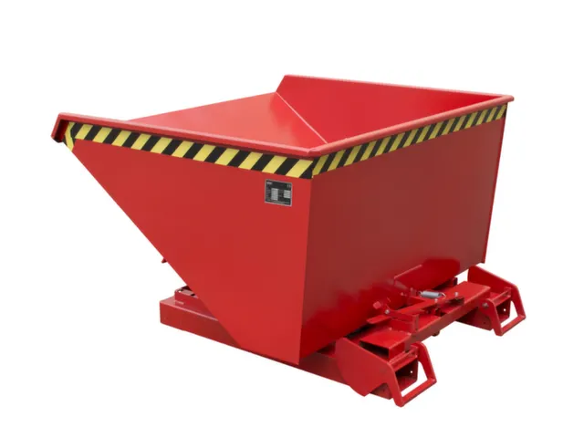 kiepbak,HxLxB 1125x1920x1095mm,1,2m³,draagverm. 1500kg,RAL3000