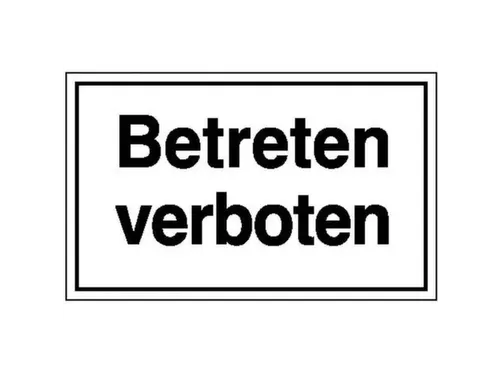 aanwijzingsbord,Verboden te betreden,aluminium gemerkt,gemoffeld