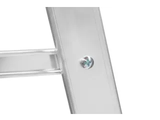 platformladder,bordes HxBxD 1650x440x400mm,7treden,aluminium - 7