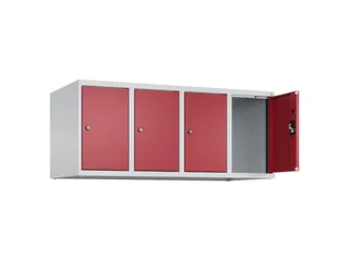 opzetkast,v. locker,4vak.,vak B 300mm,HxBxD 500x1200x500mm - 1