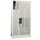 lockerkast,RAL 7035,HxBxD 1850x900x500mm,3x4vakken,vak B 300mm