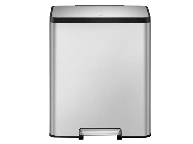 Ecocasa Ii Recycling Pedaalemmer Mat Rvs 36 Liter + 24 Liter