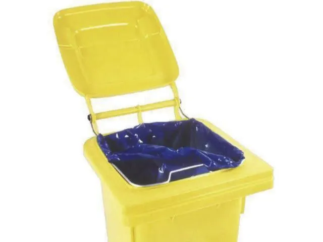 OUTLET Porte-sac pour bac à déchets acier galvanisé