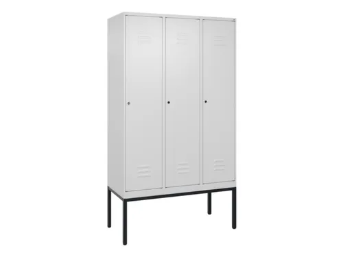 locker voor scheiding van kleding,HxBxD 2120x1200x500mm,3vak