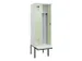 locker met bank,voor scheiding van kleding,HxBxD 2120x600x815mm,2vak