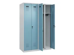 locker voor scheiding van kleding,HxBxD 1850x1200x500mm,4vak