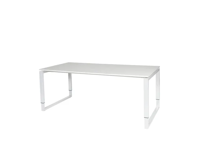 Domino Plus Bureau Hoogte Verstelbaar 1800x900mm Wit 25mm Wit