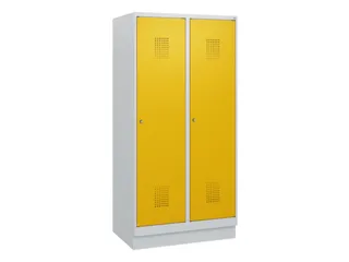 schoollocker,HxBxD 1630x800x500mm,2vak,vak B 400mm,cil.-slot,sokkel - 2