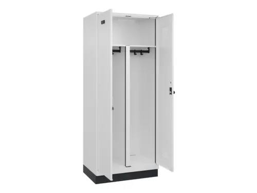 PBM-locker,HxBxD 1950x800x500mm,2vak,vak B 400mm,draaigrendel