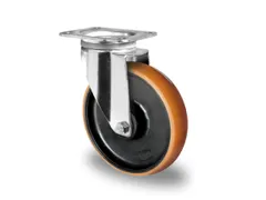 zwenkwiel,draagverm. 400kg,Ø 160mm,naaf L 60mm,PU-banden,zwenklager