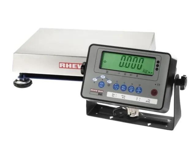 platform-weegschaal,platform BxD 400x500mm,RVS,weegbereik 150kg